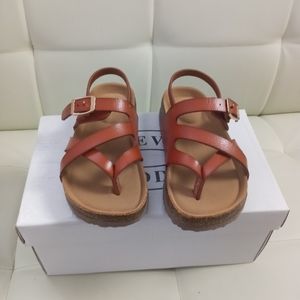 Steve madden sandals Baby Girls TBartlet Cognac Size 9